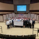 Team Dallas presented check of appreciation to Plano Police & Fire Department